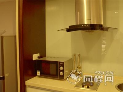 杭州斯维登度假公寓（江干新城时代）图片餐厅高级开放式套房（厨房）.
