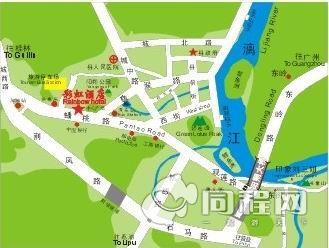桂林阳朔彩虹酒店图片地图