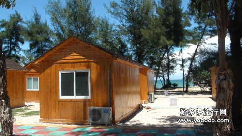 绝对的沙滩木屋