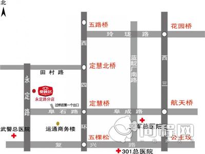 北京便宜居连锁酒店（永定路店）图片地图