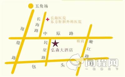 上海弘森酒店连锁图片地图